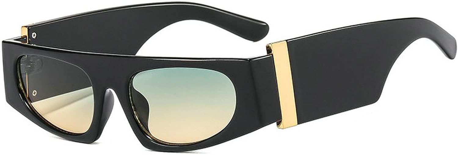 Солнцезащитные очки COTIA Retro Square для женщин с градиентным переходом цвета, модные очки для мужчин с широкими дужками, стиль «кошачий глаз», панк-очки, защита от ультрафиолета UV400, Black Green
Солнцезащитные очки COTIA Retro Square для женщин с градиентным переходом цвета, модные очки для мужчин с широкими дужками, стиль «кошачий глаз», панк-очки, защита от ультрафиолета UV400, Black Green