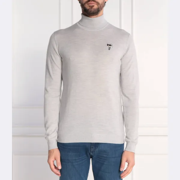 Шерстяная водолазка стандартного кроя Karl Lagerfeld, серый
Шерстяная водолазка стандартного кроя Karl Lagerfeld, серый