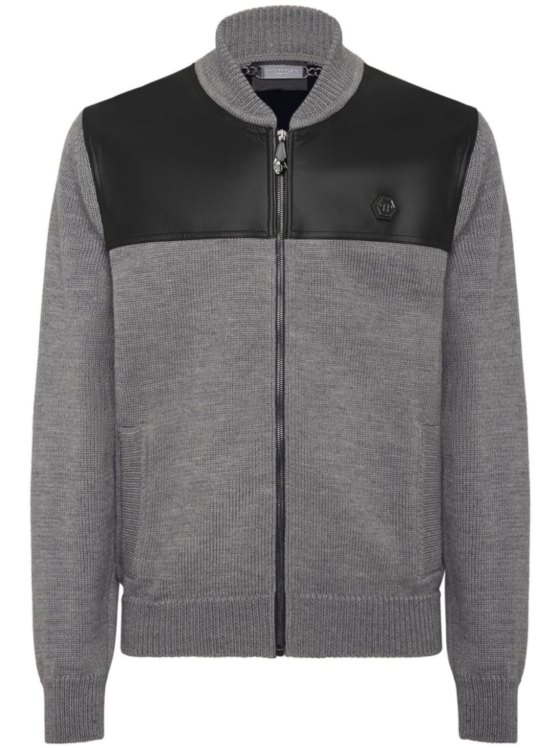 Шерстяной кардиган Philipp Plein Skull&Bones с интарсией, серый
Шерстяной кардиган Philipp Plein Skull&Bones с интарсией, серый