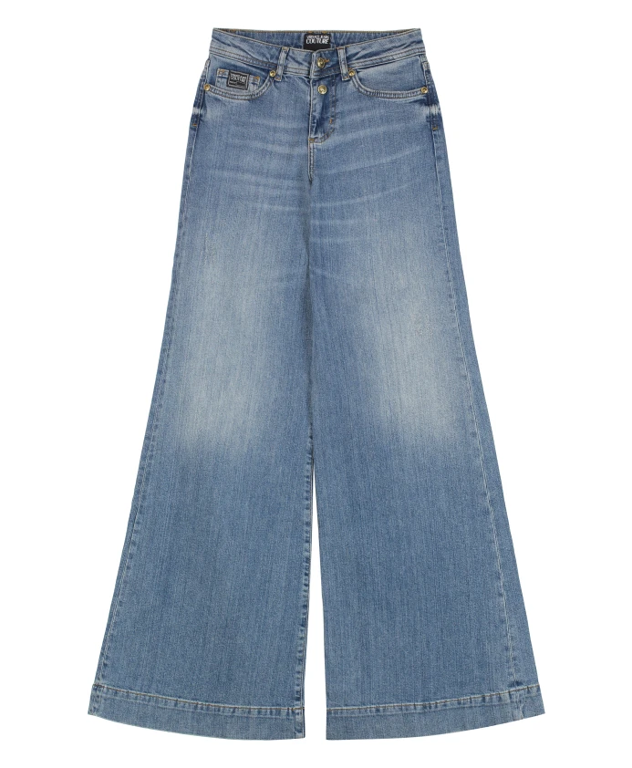 Джинсы с широкими штанинами Versace Jeans Couture, синий
Джинсы с широкими штанинами Versace Jeans Couture, синий