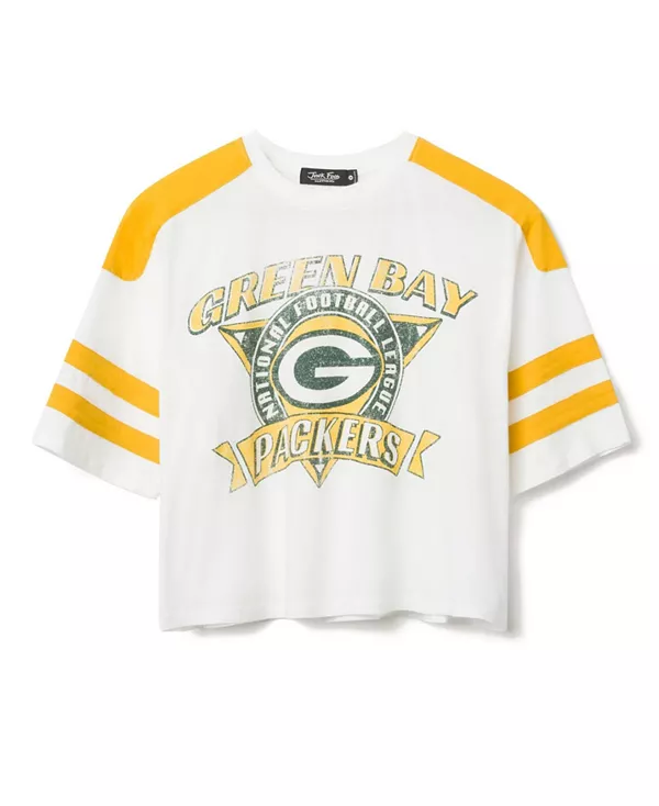 Женская полосатая укороченная футболка с символикой команды «Грин Бэй Пэкерс» НФЛ Junk Food Clothing, белый
Женская полосатая укороченная футболка с символикой команды «Грин Бэй Пэкерс» НФЛ Junk Food Clothing, белый