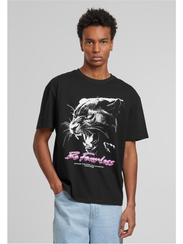 Футболка Be Fearless Oversize Tee черного цвета Mister Tee
Футболка Be Fearless Oversize Tee черного цвета Mister Tee