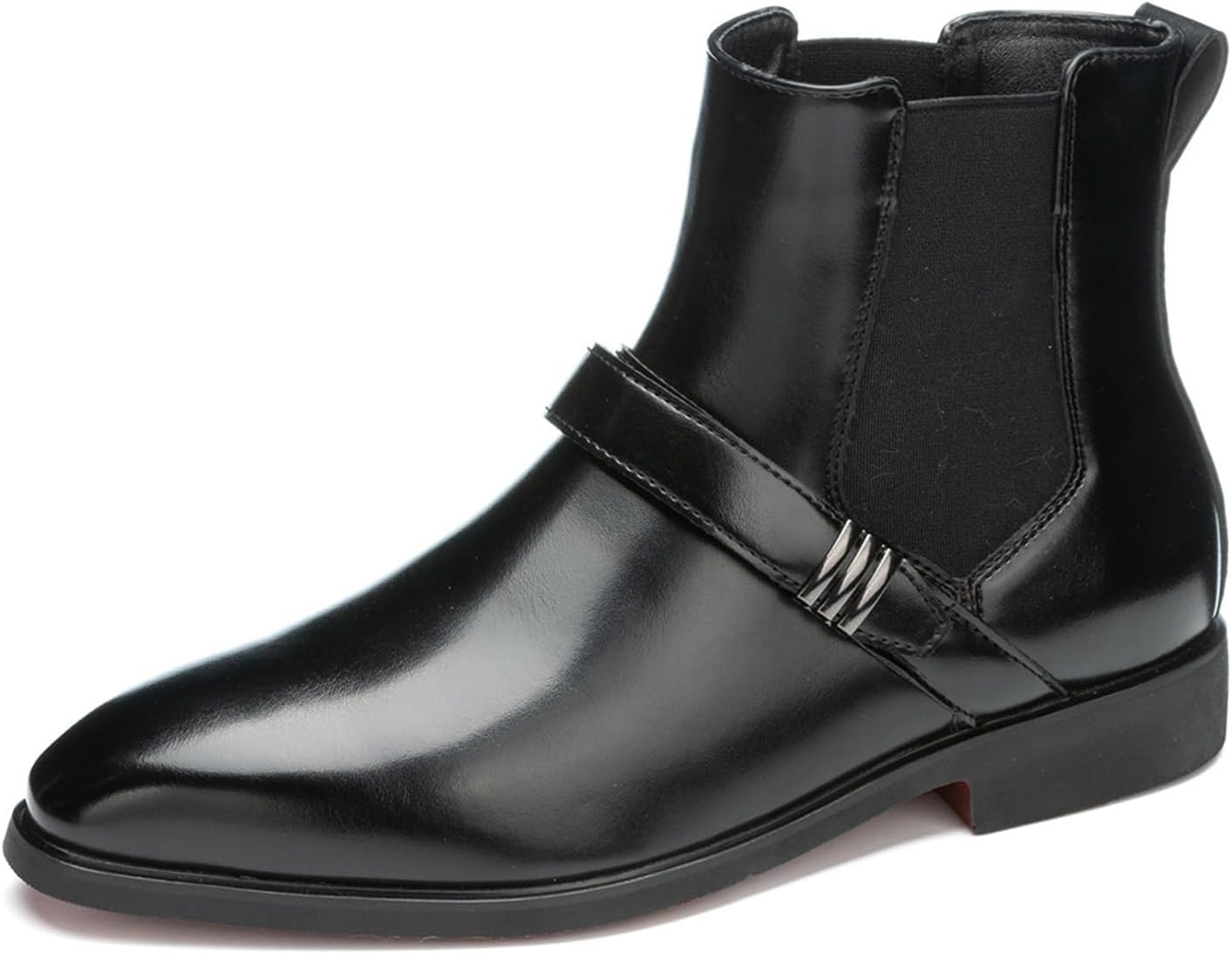 Мужские кожаные ботинки Челси с боковой эластичной вставкой и регулируемым ремешком на щиколотку, удобные, на массивном каблуке, для официального стиля, работы и офиса Bangteuo, черный
Мужские кожаные ботинки Челси с боковой эластичной вставкой и регулируемым ремешком на щиколотку, удобные, на массивном каблуке, для официального стиля, работы и офиса Bangteuo, черный