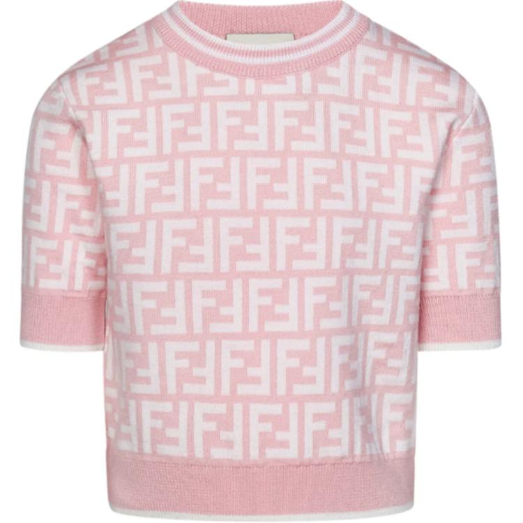 Детский свитер с круглым вырезом Moderate FENDI, розовый
Детский свитер с круглым вырезом Moderate FENDI, розовый