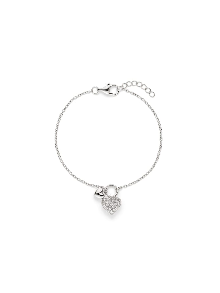s.Oliver Серебряный браслет с серебряными деталями в виде сердечек
s.Oliver Серебряный браслет с серебряными деталями в виде сердечек