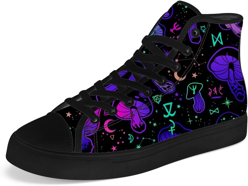 Кеды на высокой подошве chebing с рисунком психоделических грибов для мужчин и женщин, шнуровка, повседневная обувь, подарок для него и нее, пурпурный
Кеды на высокой подошве chebing с рисунком психоделических грибов для мужчин и женщин, шнуровка, повседневная обувь, подарок для него и нее, пурпурный