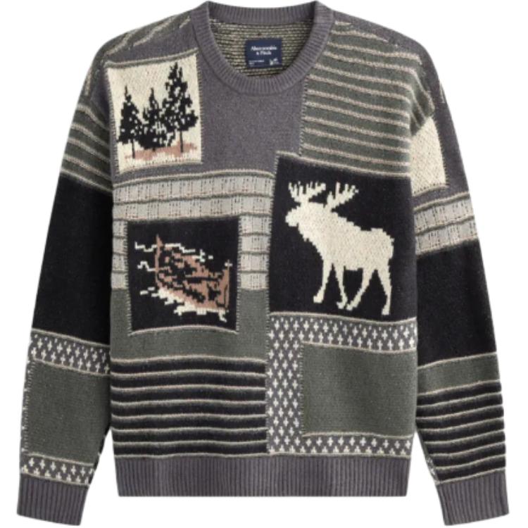 Свитер мужской Abercrombie&Fitch, темно-серый
Свитер мужской Abercrombie&Fitch, темно-серый