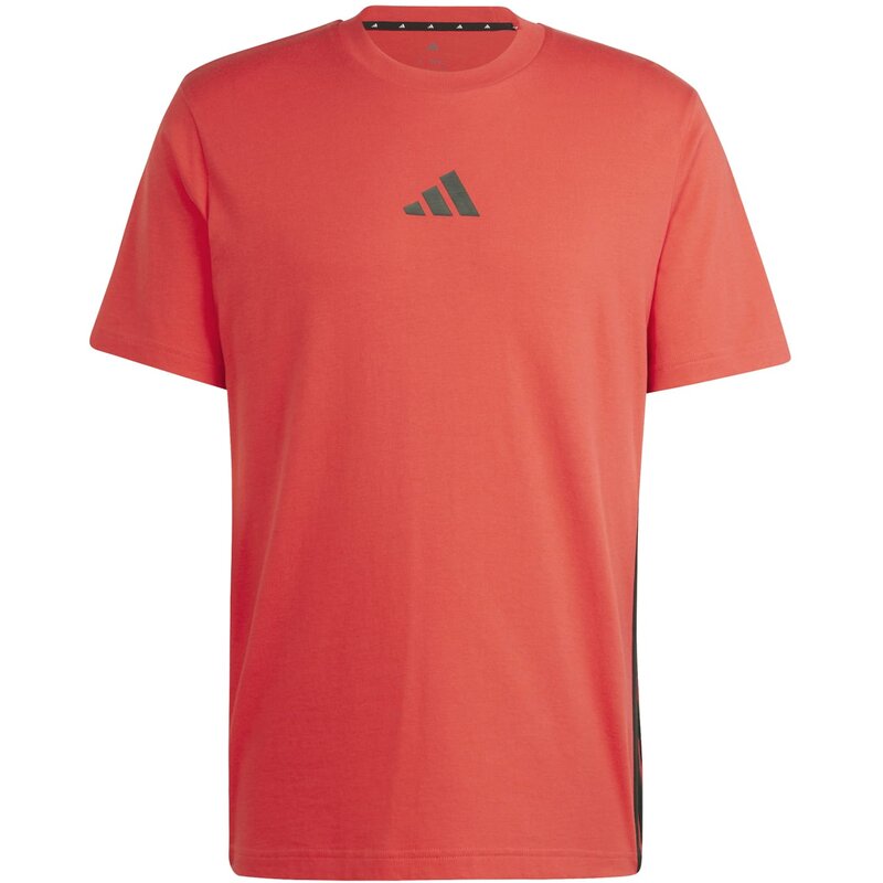 Базовая футболка с тремя полосками, одинарный джерси Adidas, мультиколор
Базовая футболка с тремя полосками, одинарный джерси Adidas, мультиколор