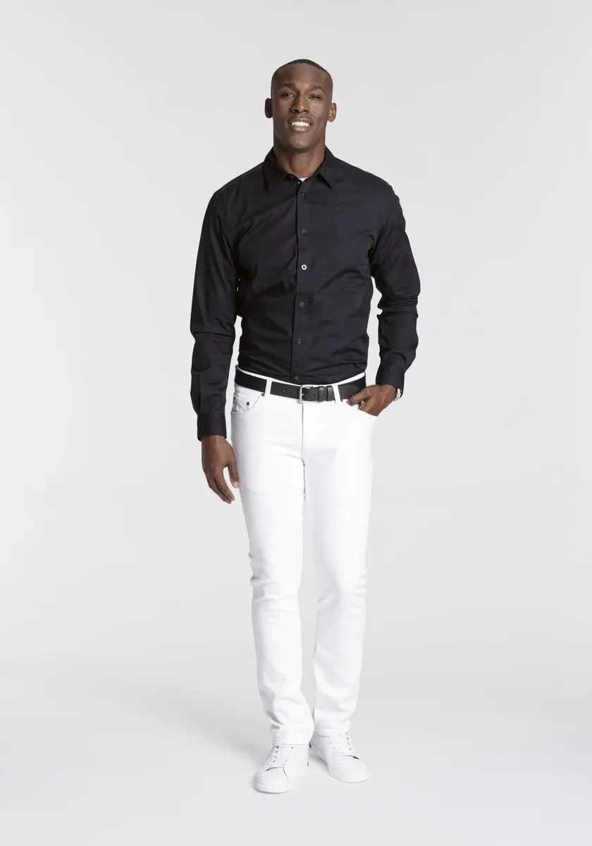 Рубашка DELMAO с длинными рукавами, с фирменной тесьмой, синий
Рубашка DELMAO с длинными рукавами, с фирменной тесьмой, синий