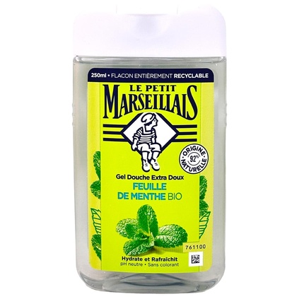 Гель для душа Extra Soft с листьями мяты 250 мл Le Petit Marseillais
Гель для душа Extra Soft с листьями мяты 250 мл Le Petit Marseillais