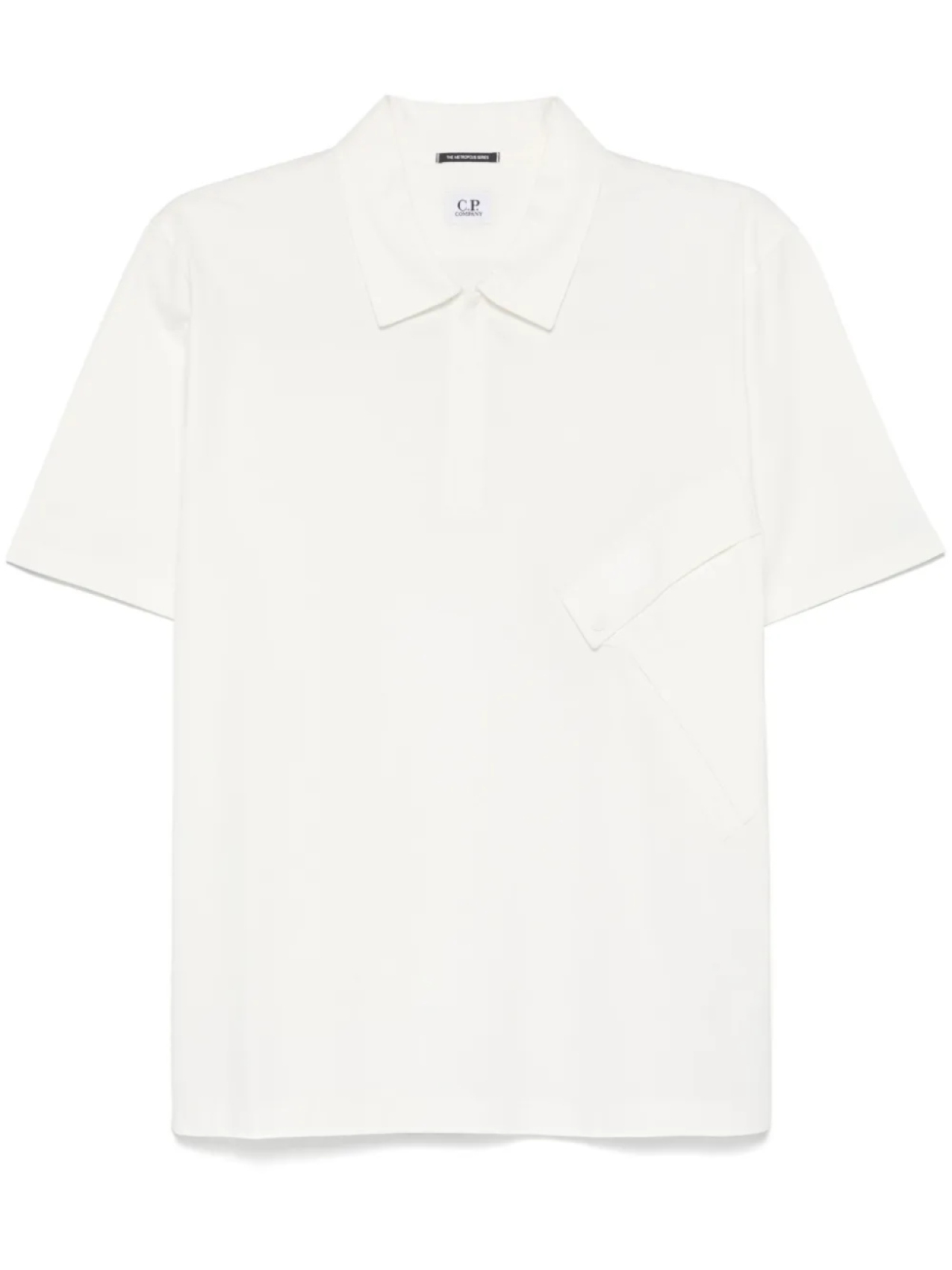 C.P. Company рубашка поло с логотипом, белый
C.P. Company рубашка поло с логотипом, белый