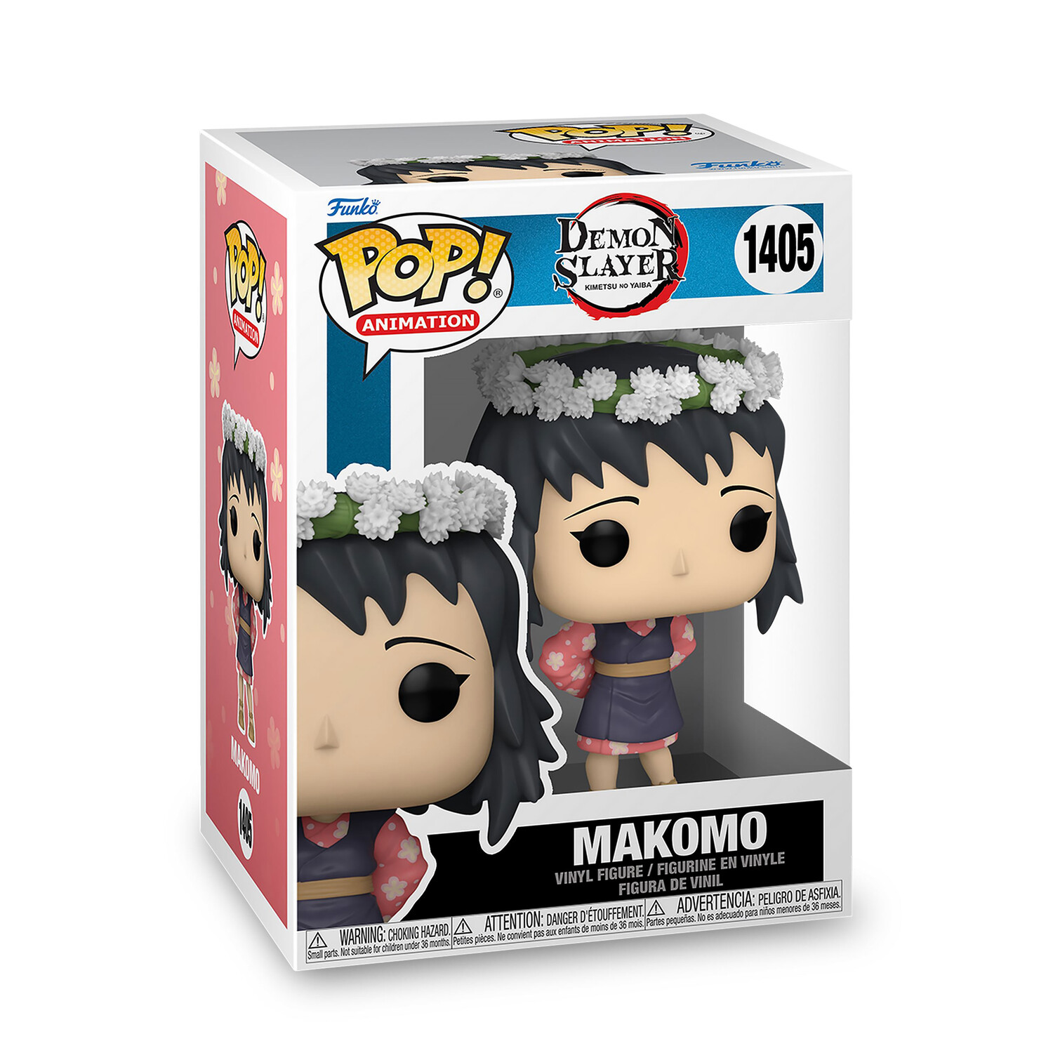 Demon Slayer - фигурка Funko Pop в головном уборе Макомо 
Demon Slayer - фигурка Funko Pop в головном уборе Макомо