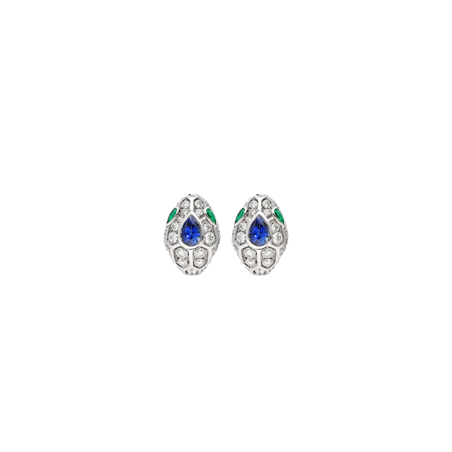 Серьги Bulgari Serpenti из белого золота с сапфирами, бриллиантами и изумрудами
Серьги Bulgari Serpenti из белого золота с сапфирами, бриллиантами и изумрудами