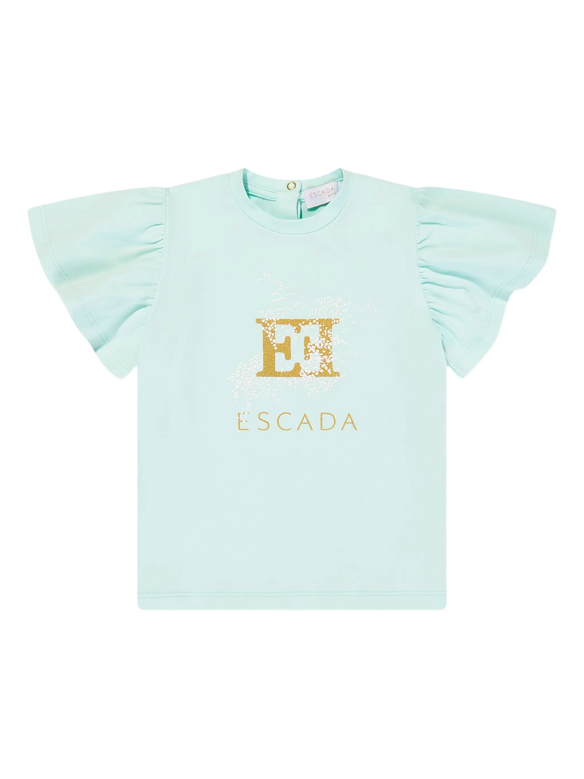 Футболка с оборками и логотипом Escada Kids, синий
Футболка с оборками и логотипом Escada Kids, синий