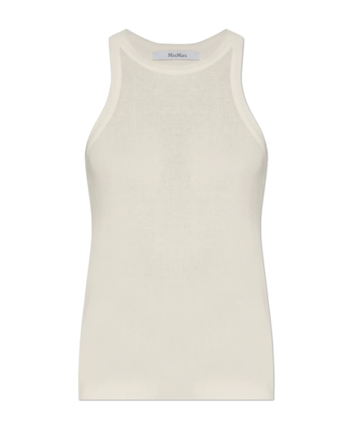 Топ без рукавов «арнес» Max Mara, бежевый
Топ без рукавов «арнес» Max Mara, бежевый