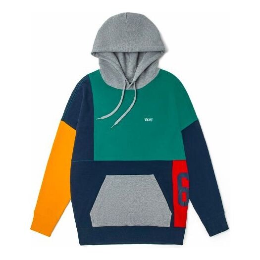 Толстовка multicolor patchwork hoodie 'blue green orange red' Vans, красный 
Толстовка multicolor patchwork hoodie 'blue green orange red' Vans, красный