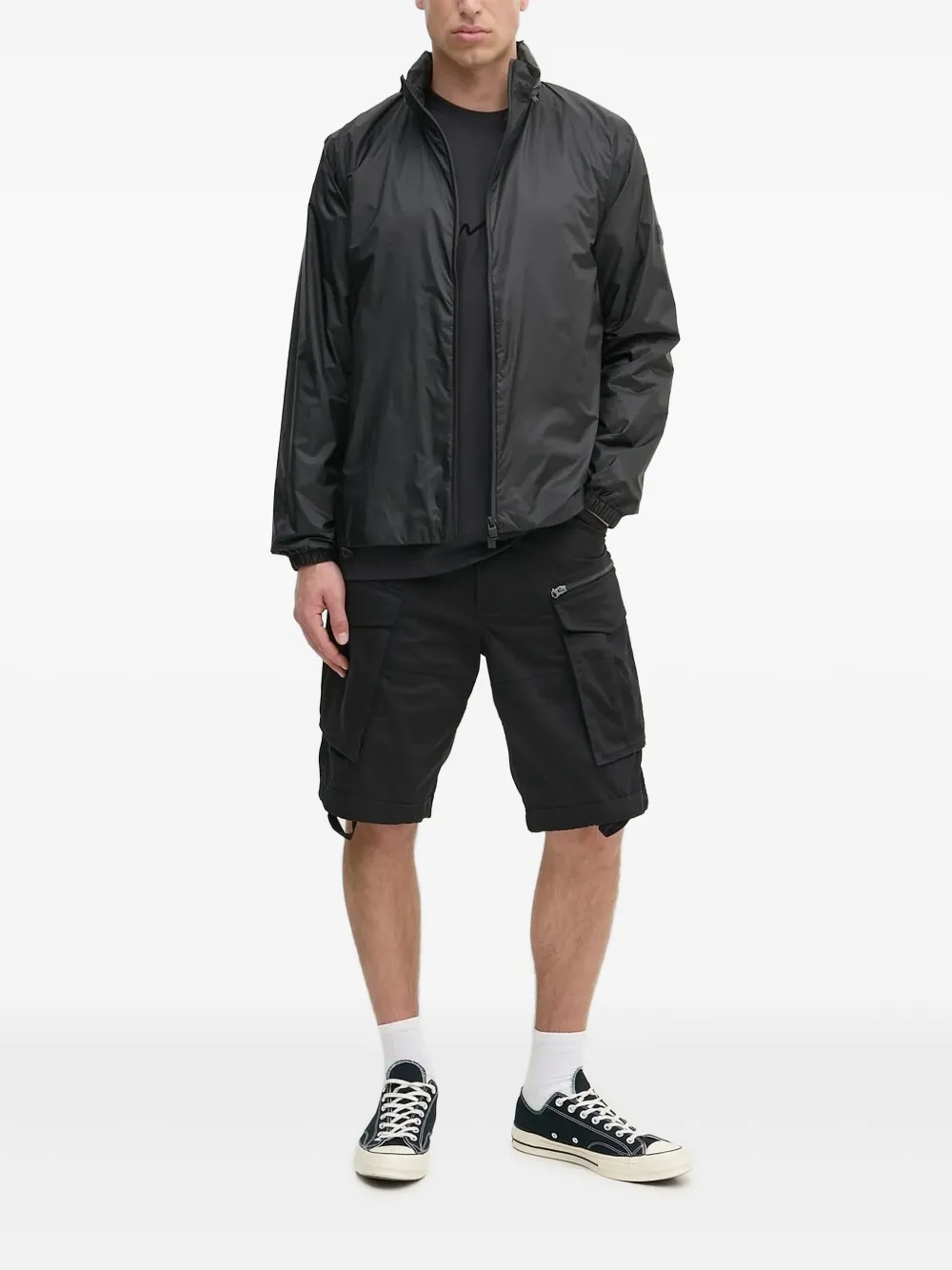 Легкая куртка на молнии с воротником-стойкой Rains, черный
Легкая куртка на молнии с воротником-стойкой Rains, черный