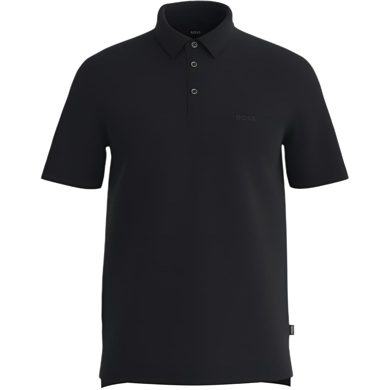Поло с вышитым логотипом HUGO BOSS, черный
Поло с вышитым логотипом HUGO BOSS, черный