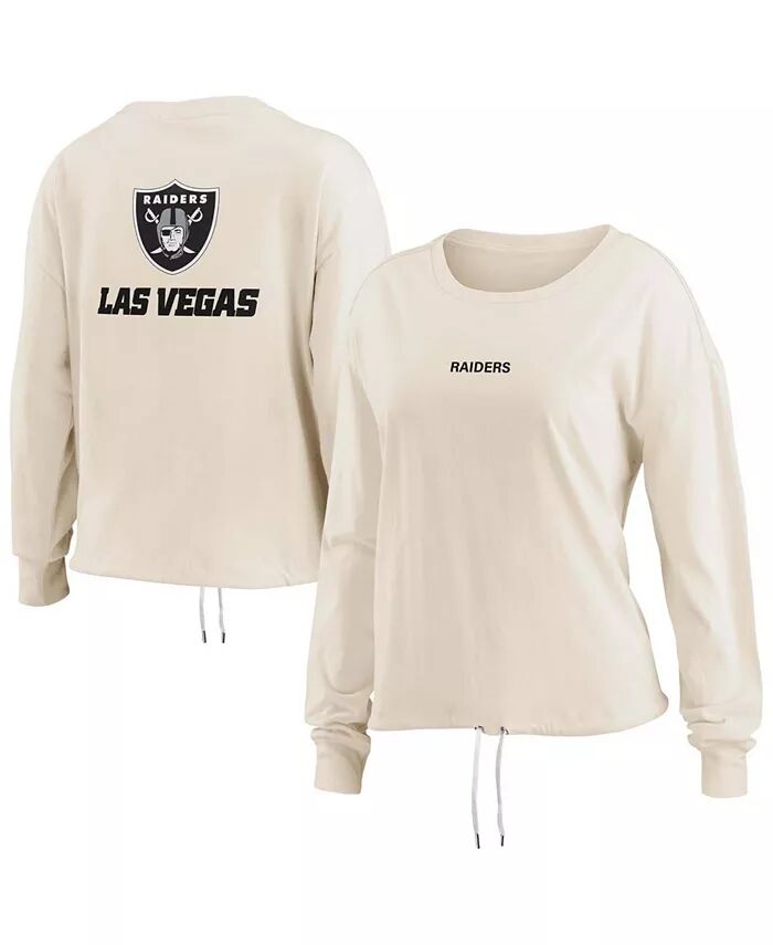 Женская овсяная рубашка с длинным рукавом Las Vegas Raiders Crop Top WEAR by Erin Andrews
Женская овсяная рубашка с длинным рукавом Las Vegas Raiders Crop Top WEAR by Erin Andrews