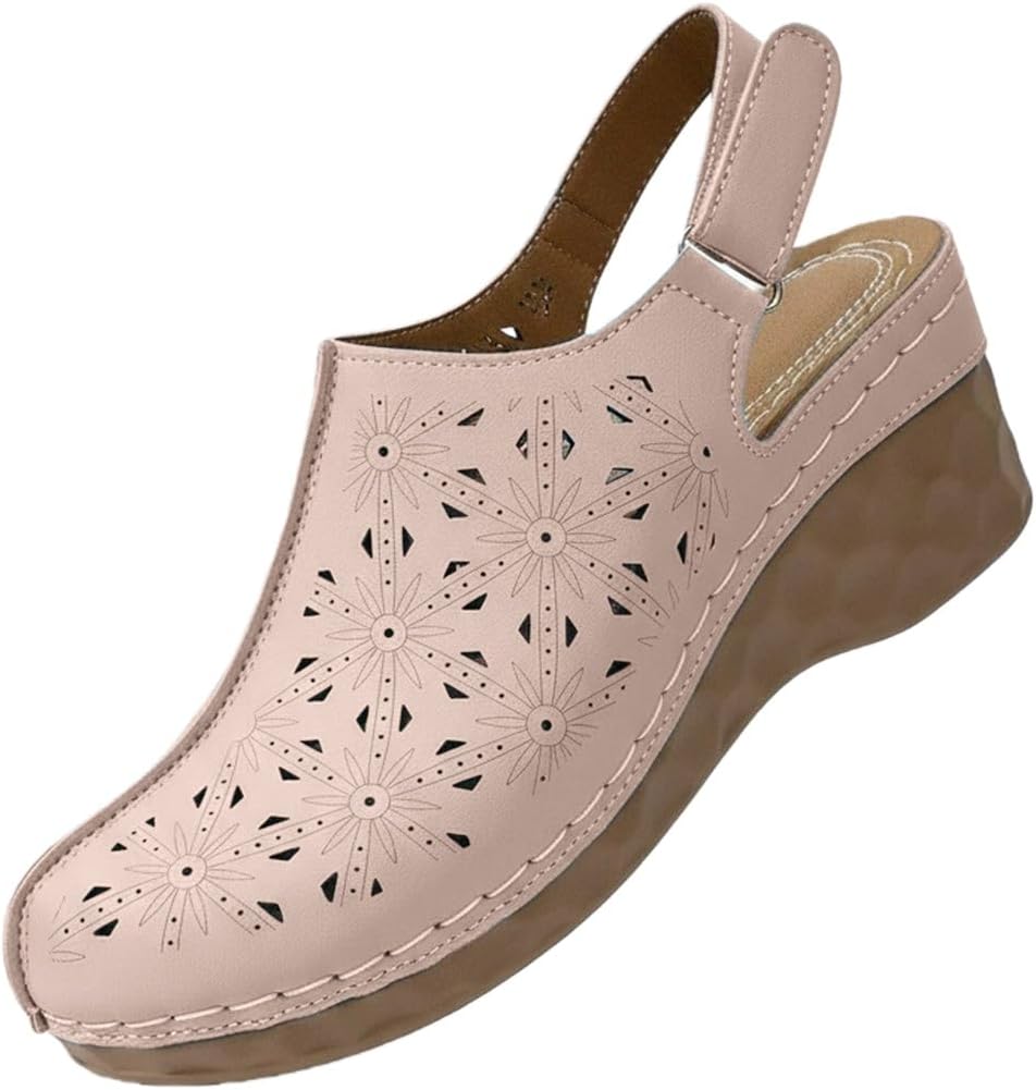 Женские сандалии с закрытым носком с поддержкой свода стопы, дышащие с вырезами, удобные сандалии на лето на платформе с открытой пяткой, повседневная обувь для прогулок, ортопедическая обувь Toumov, бежевый
Женские сандалии с закрытым носком с поддержкой свода стопы, дышащие с вырезами, удобные сандалии на лето на платформе с открытой пяткой, повседневная обувь для прогулок, ортопедическая обувь Toumov, бежевый