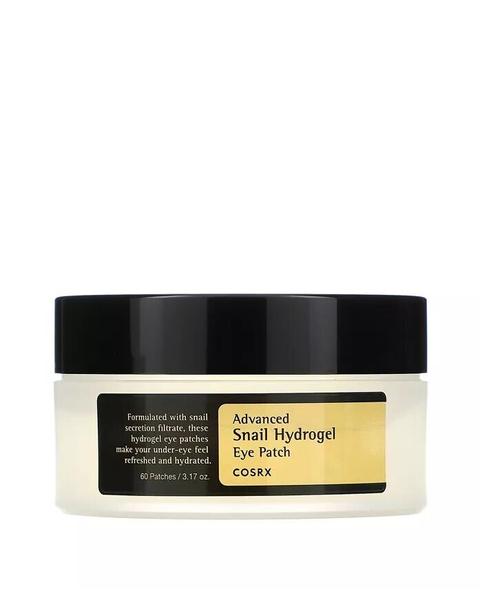 Гидрогелевые патчи для глаз Advanced Snail, 3,17 унции Cosrx
Гидрогелевые патчи для глаз Advanced Snail, 3,17 унции Cosrx