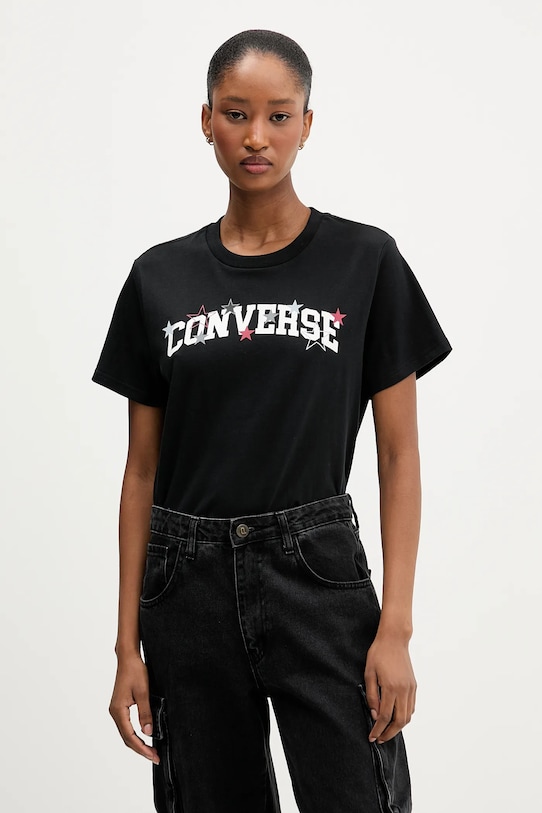Хлопковая футболка Converse, черный
Хлопковая футболка Converse, черный
