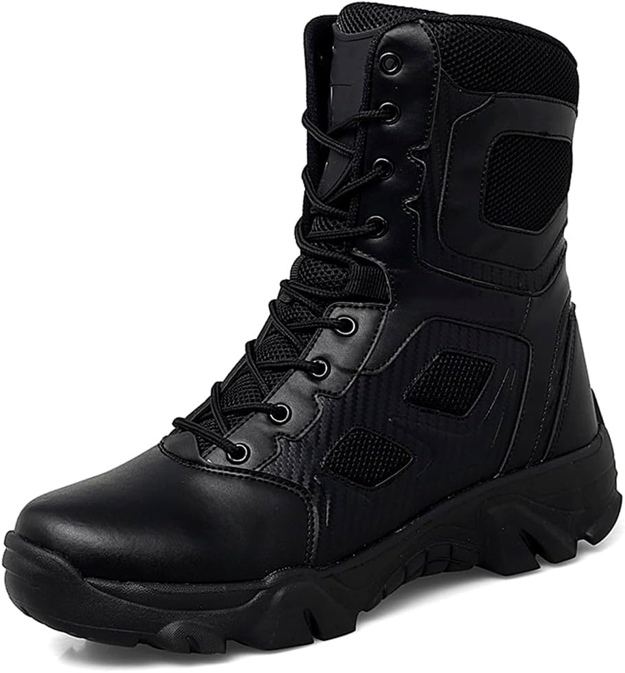 Мужские тактические военные ботинки, повседневная обувь, кожаные армейские ботинки, мотоциклетные ботинки, боевые ботинки на щиколотку Suwequest, черный
Мужские тактические военные ботинки, повседневная обувь, кожаные армейские ботинки, мотоциклетные ботинки, боевые ботинки на щиколотку Suwequest, черный