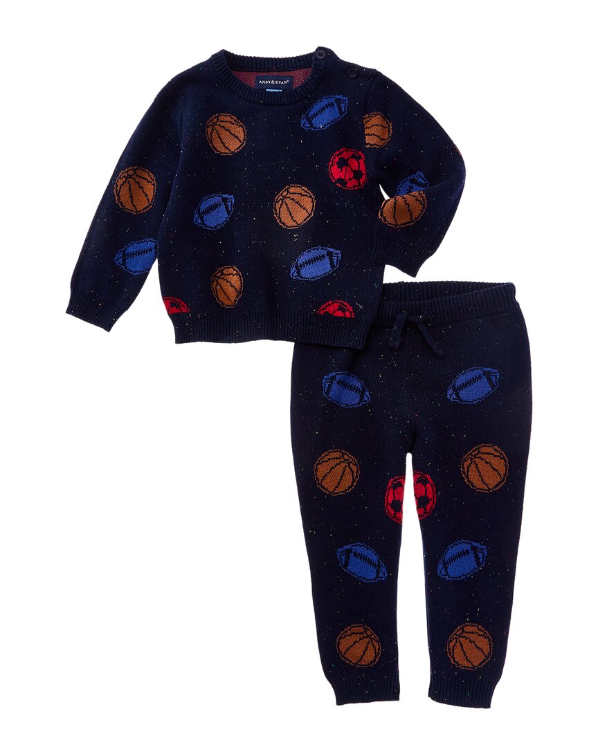 Комплект свитеров Энди и Эвана Andy & Evan, синий
Комплект свитеров Энди и Эвана Andy & Evan, синий