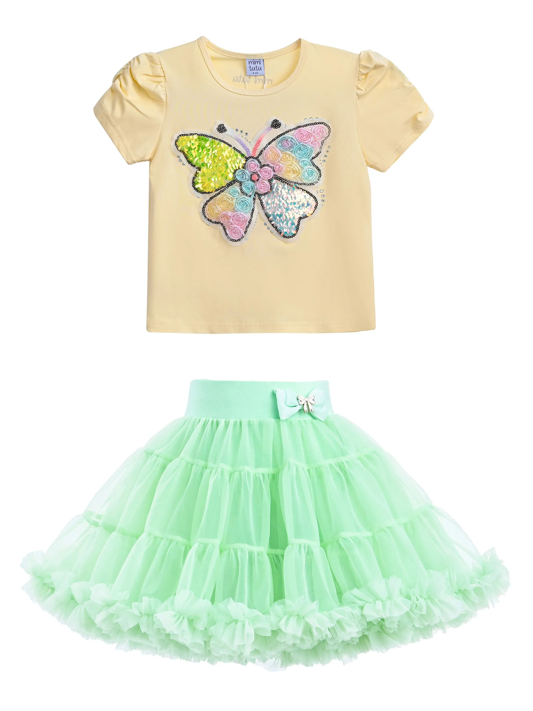Комплект Abbey Butterfly из топа и юбки Mimi Tutu, желтый
Комплект Abbey Butterfly из топа и юбки Mimi Tutu, желтый