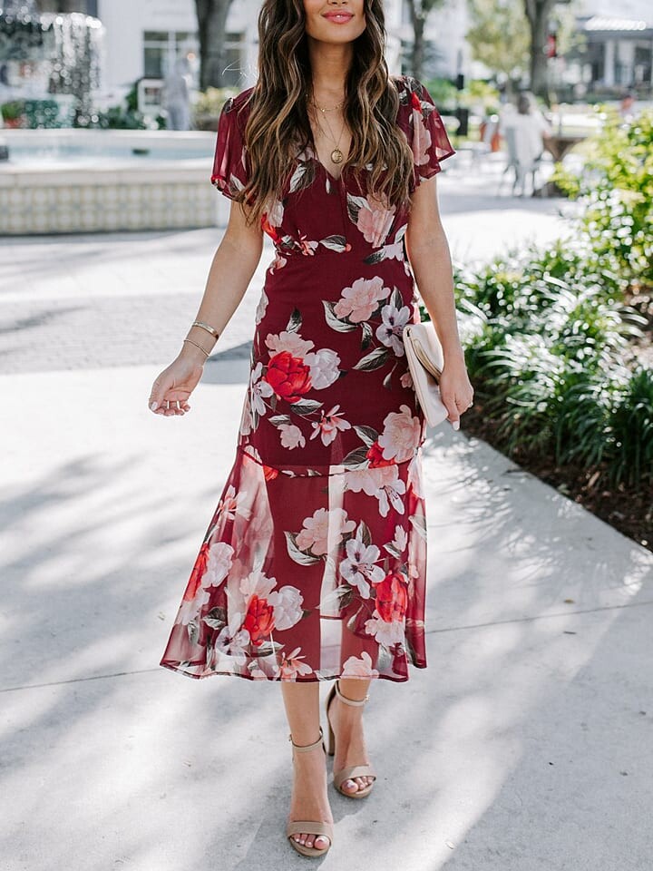 Длинное платье Milan Kiss, цвет bordeaux/creme 
Длинное платье Milan Kiss, цвет bordeaux/creme