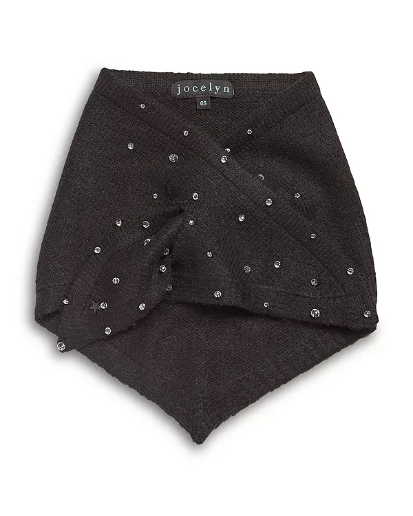 Вязаный треугольный шарф, продеваемый через плечо. Jocelyn, черный
Вязаный треугольный шарф, продеваемый через плечо. Jocelyn, черный