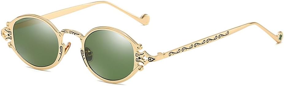 Мужские овальные солнцезащитные очки в стиле панк, красные, женские солнцезащитные очки в стиле ретро с круглой металлической оправой, защита от УФ-излучения UV400 VFDHN, Gold With Green
Мужские овальные солнцезащитные очки в стиле панк, красные, женские солнцезащитные очки в стиле ретро с круглой металлической оправой, защита от УФ-излучения UV400 VFDHN, Gold With Green