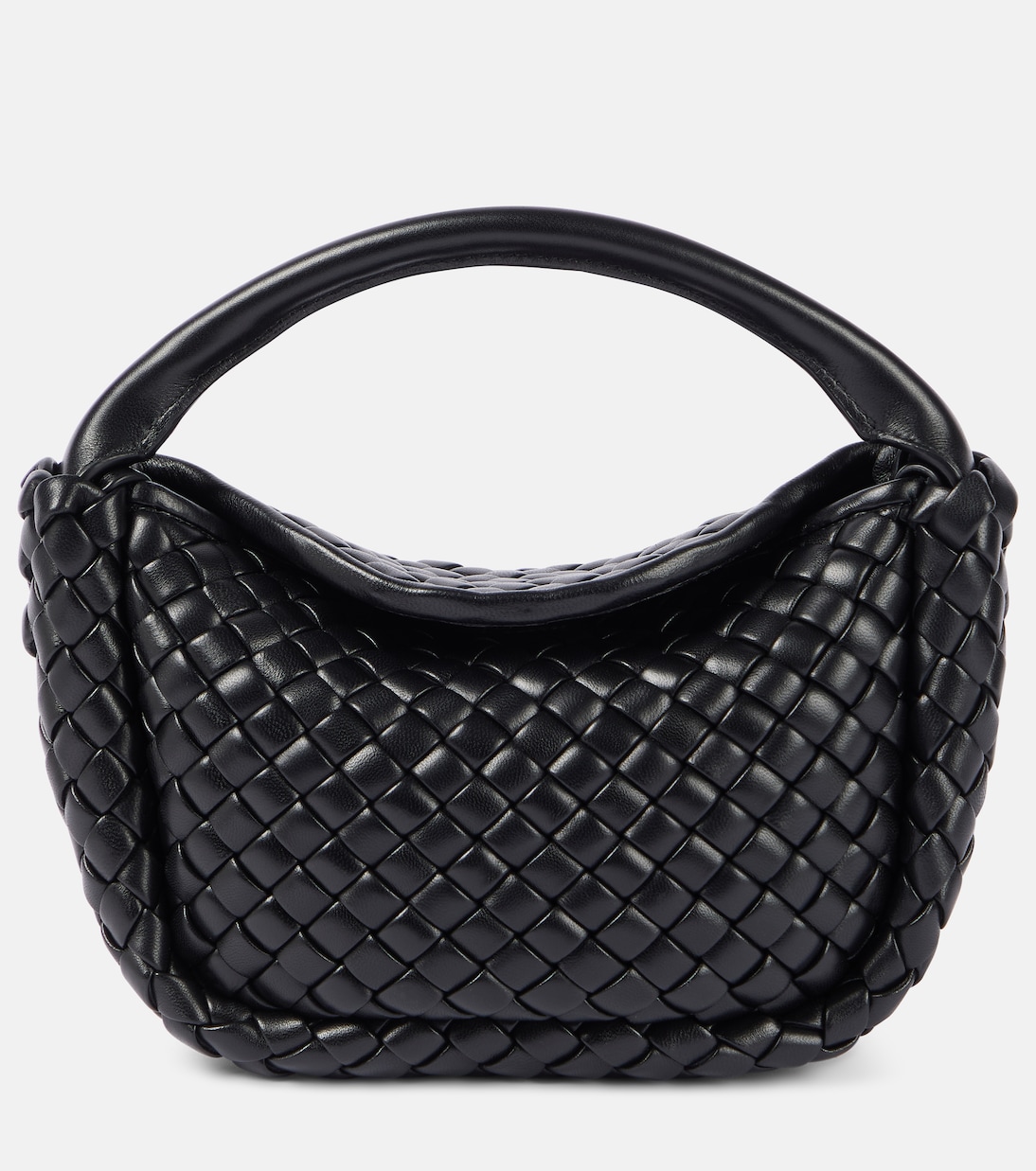 Сумка-тоут Cobble Small Intrecciato из кожи Bottega Veneta, Black-M Brass
Сумка-тоут Cobble Small Intrecciato из кожи Bottega Veneta, Black-M Brass