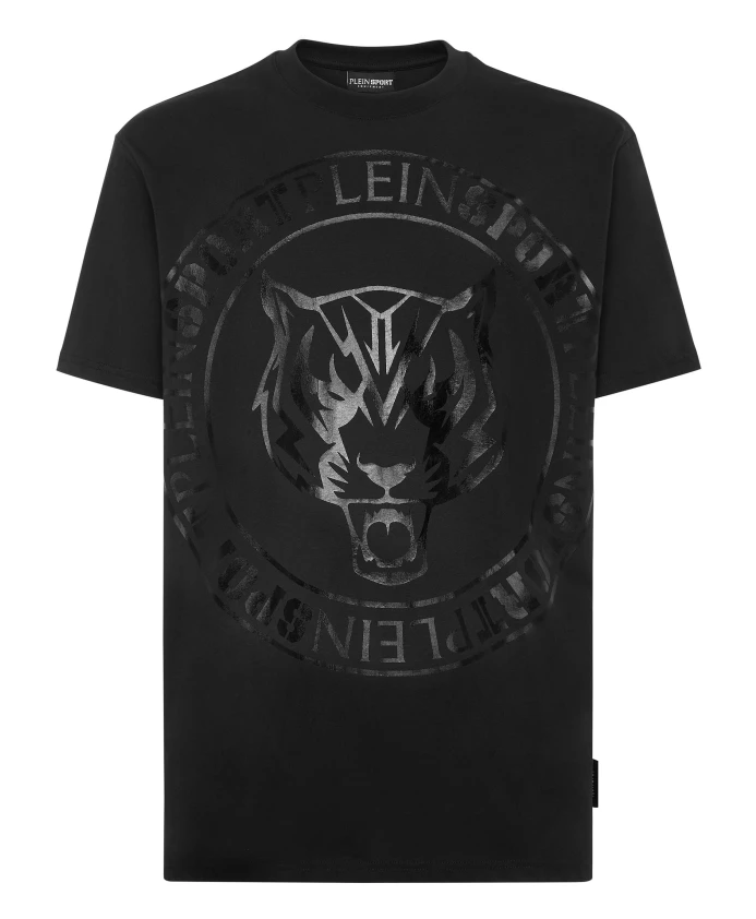 Футболка с круглым вырезом и изображением тигра Plein Sport, черный
Футболка с круглым вырезом и изображением тигра Plein Sport, черный