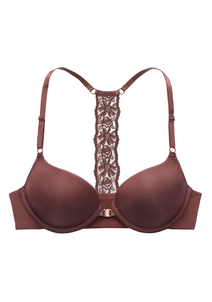 Бюстгальтер пуш-ап LASCANA, темно-коричневый
Бюстгальтер пуш-ап LASCANA, темно-коричневый