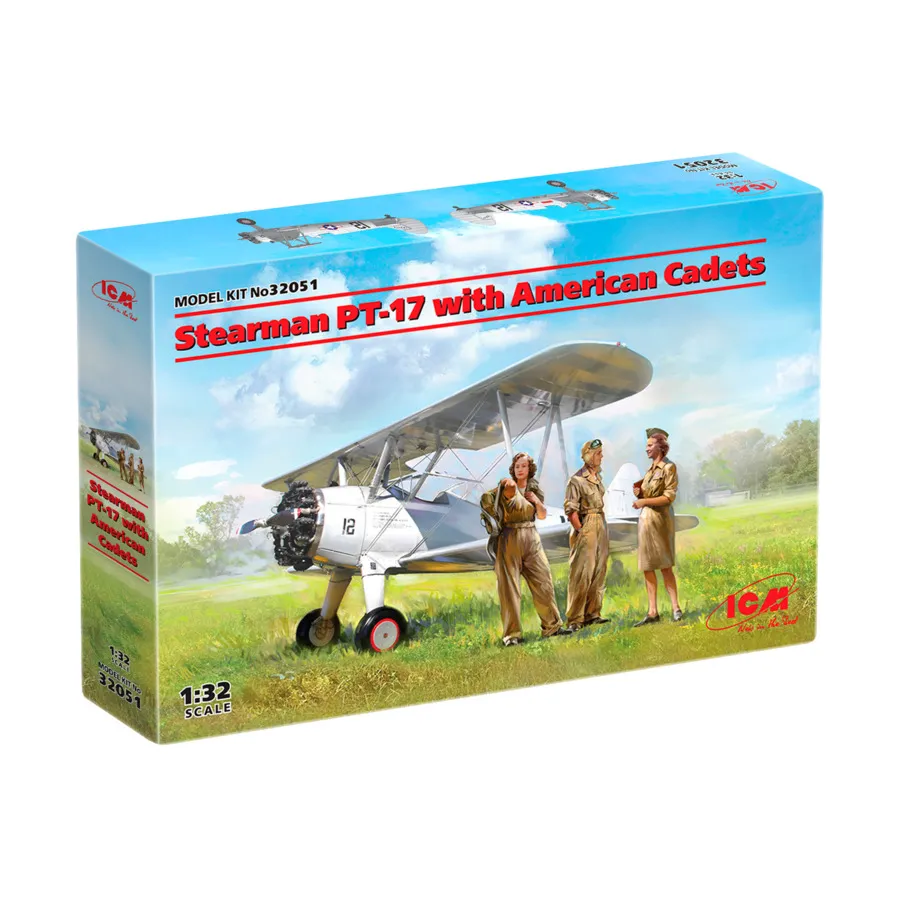 Stearman PT-17 с американскими кадетами, Military Models 1/32 Scale (ICM)
Stearman PT-17 с американскими кадетами, Military Models 1/32 Scale (ICM)