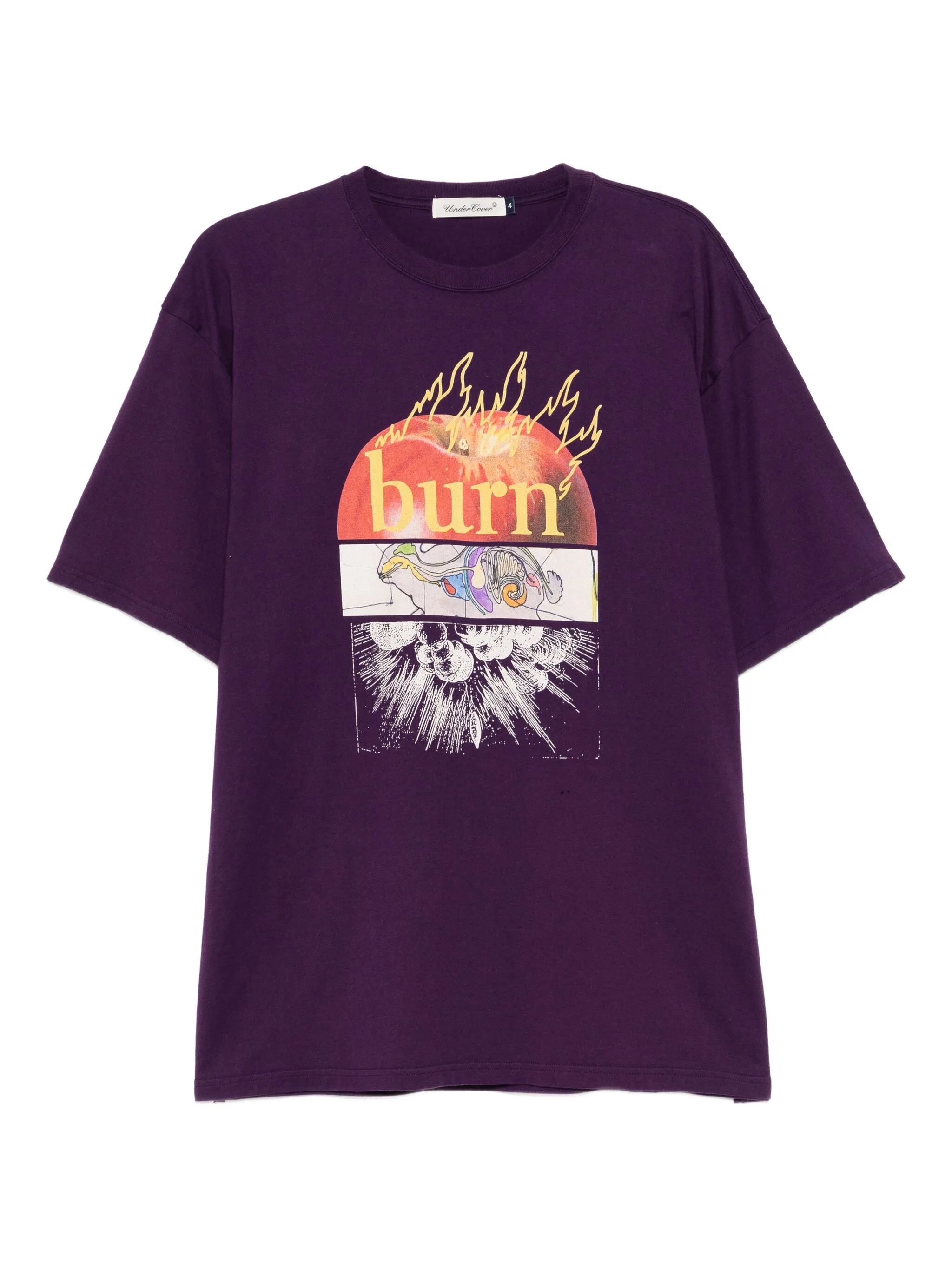 Футболка с графичным принтом Undercover, фиолетовый
Футболка с графичным принтом Undercover, фиолетовый