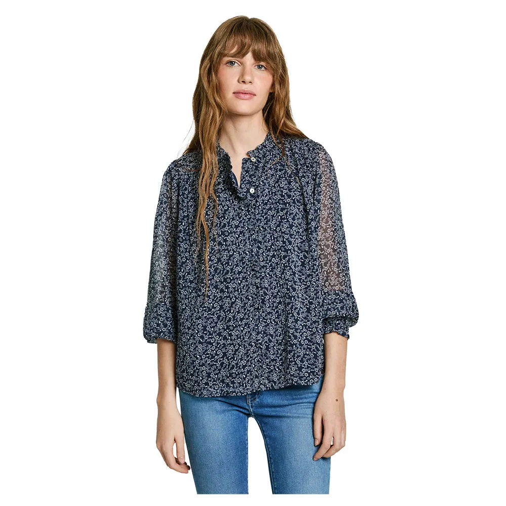 Рубашка с длинным рукавом Pepe Jeans Camila, синий
Рубашка с длинным рукавом Pepe Jeans Camila, синий