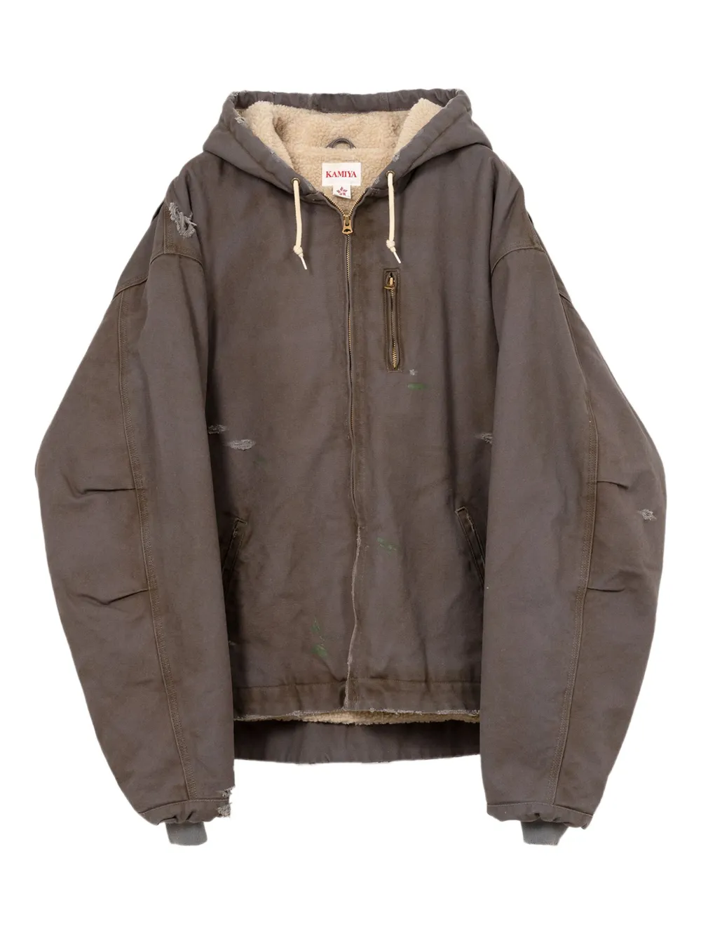 Потертая куртка KAMIYA, серый
Потертая куртка KAMIYA, серый