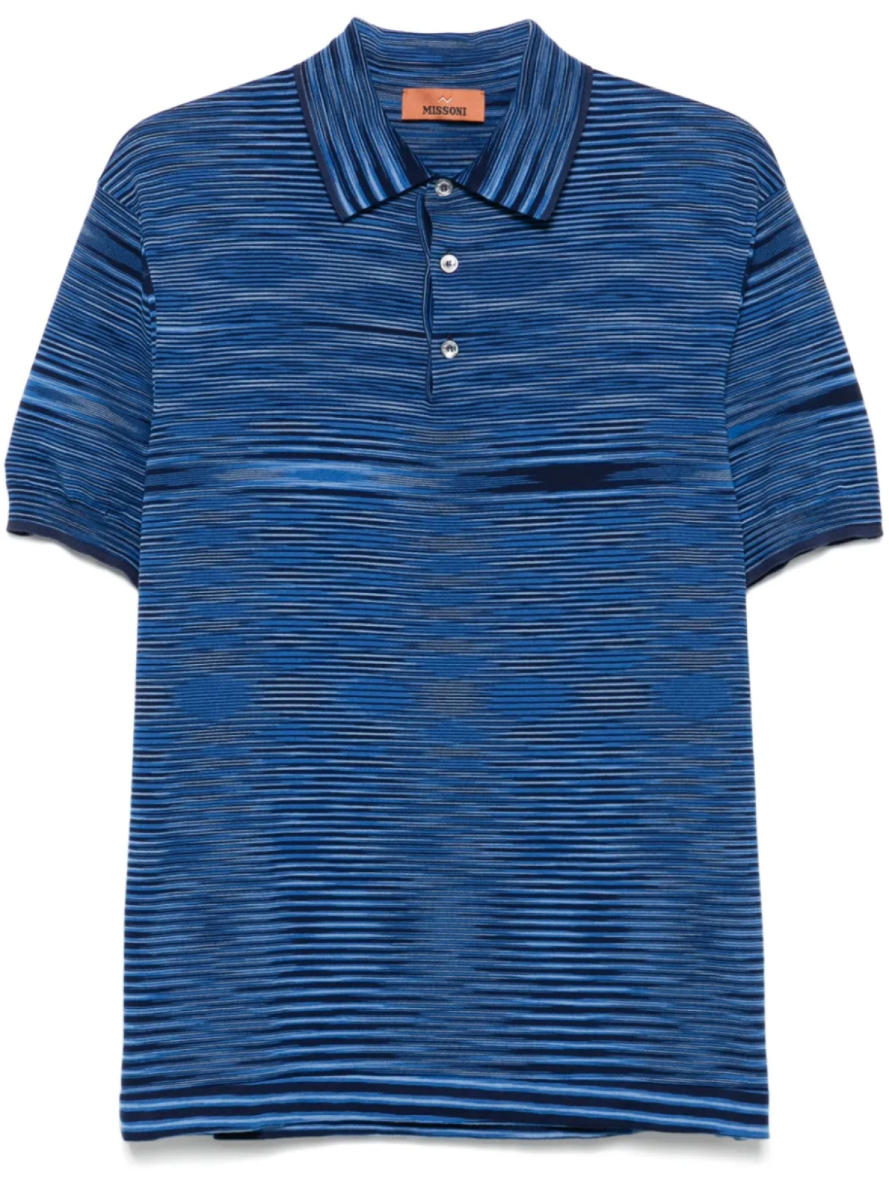 Полосатая рубашка-поло Missoni, синий
Полосатая рубашка-поло Missoni, синий