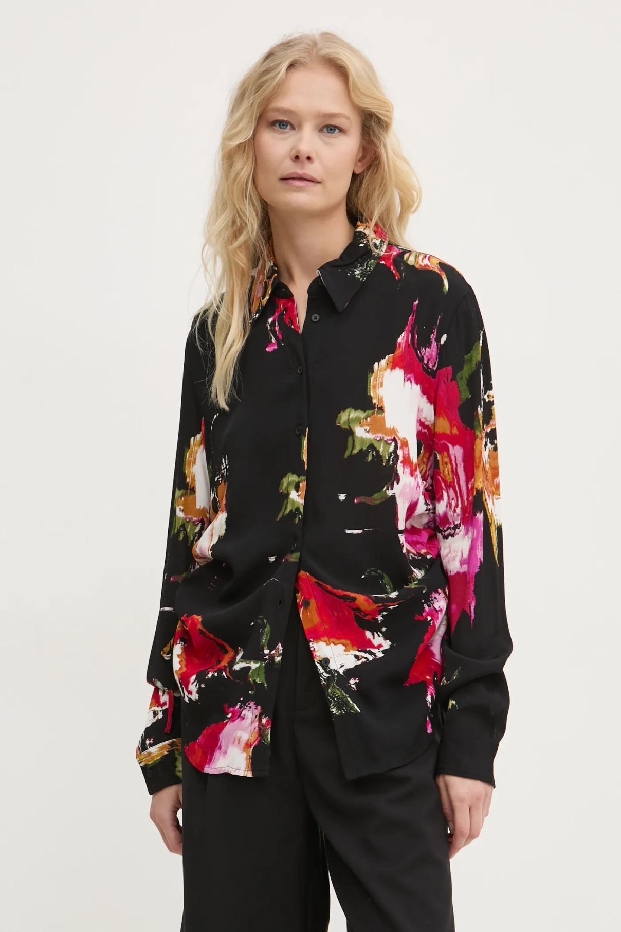 НАГОЯ рубашка Desigual, черный
НАГОЯ рубашка Desigual, черный