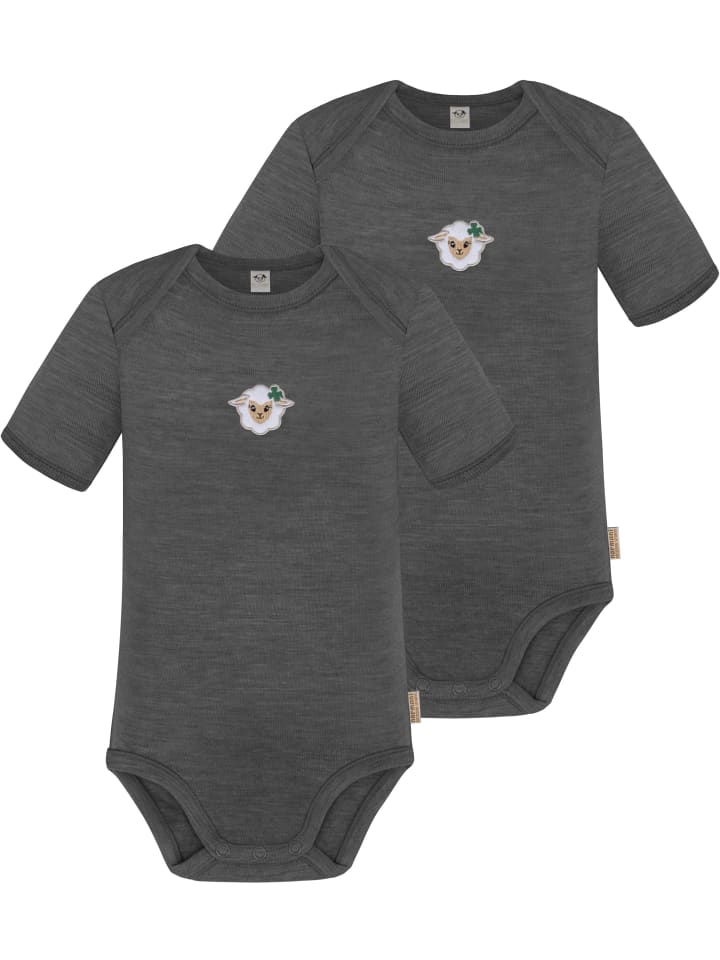 Normani Outdoor Sports Комплект из 2 детских боди с коротким рукавом из мериносовой шерсти, цвет Тауранга, антрацит
Normani Outdoor Sports Комплект из 2 детских боди с коротким рукавом из мериносовой шерсти, цвет Тауранга, антрацит