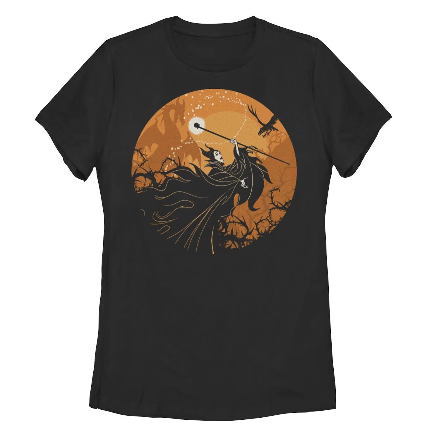 Детская футболка с изображением силуэта Злодеев Диснея на Хэллоуин Licensed Character
Детская футболка с изображением силуэта Злодеев Диснея на Хэллоуин Licensed Character