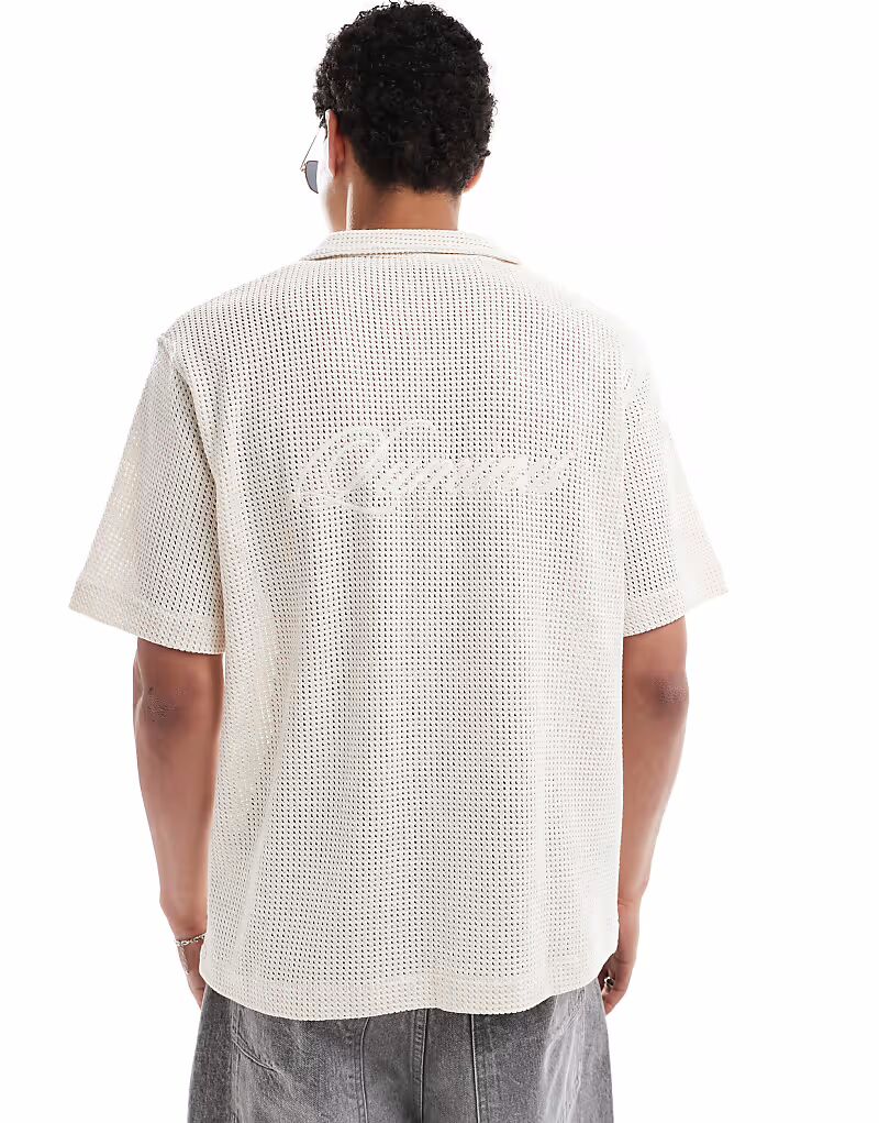 Вязаная рубашка River Island Luminus цвета экрю
Вязаная рубашка River Island Luminus цвета экрю