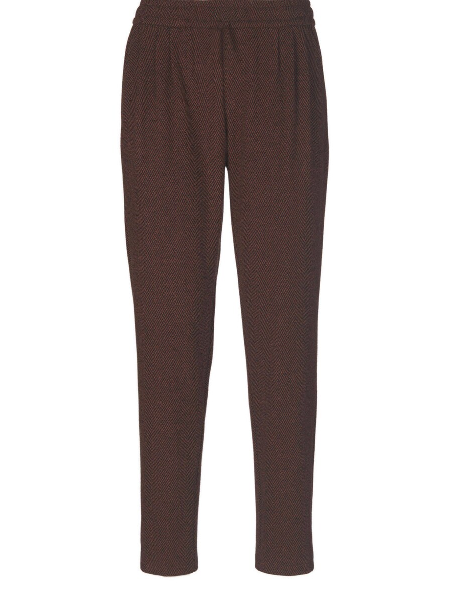 Зауженные брюки со складками спереди Goldner, коричневый
Зауженные брюки со складками спереди Goldner, коричневый