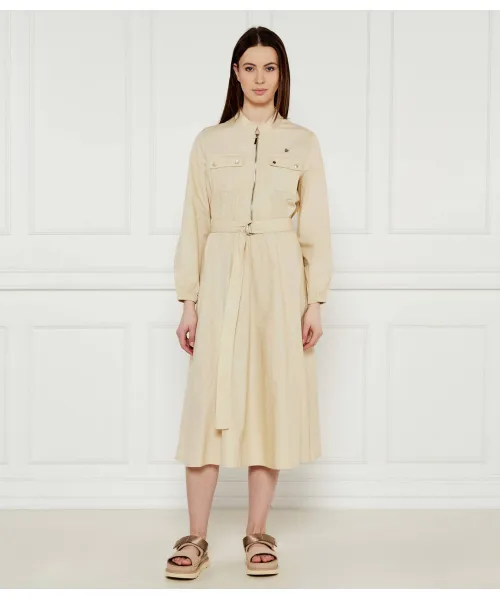 Платье с поясом Aeronautica Militare, бежевый 
Платье с поясом Aeronautica Militare, бежевый