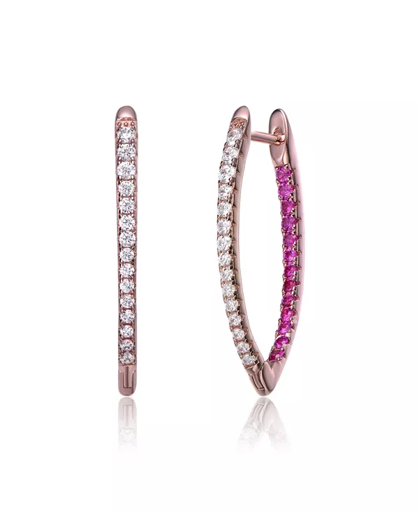 Серьги-Кольца из стерлингового серебра с кубическим цирконием Genevive, red
Серьги-Кольца из стерлингового серебра с кубическим цирконием Genevive, red