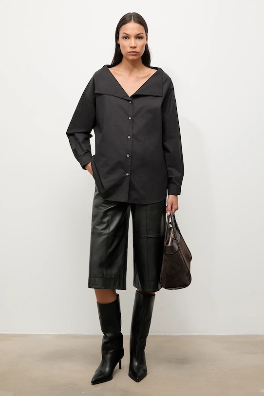 Хлопковая рубашка Answear.Lab, черный
Хлопковая рубашка Answear.Lab, черный