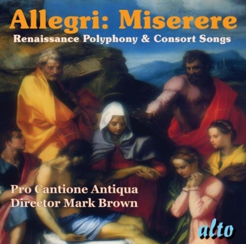 CD диск Allegri / Pro Cantione Antiqua / Brown: Miserere Renaissance Polyphony & Part Songs
CD диск Allegri / Pro Cantione Antiqua / Brown: Miserere Renaissance Polyphony & Part Songs