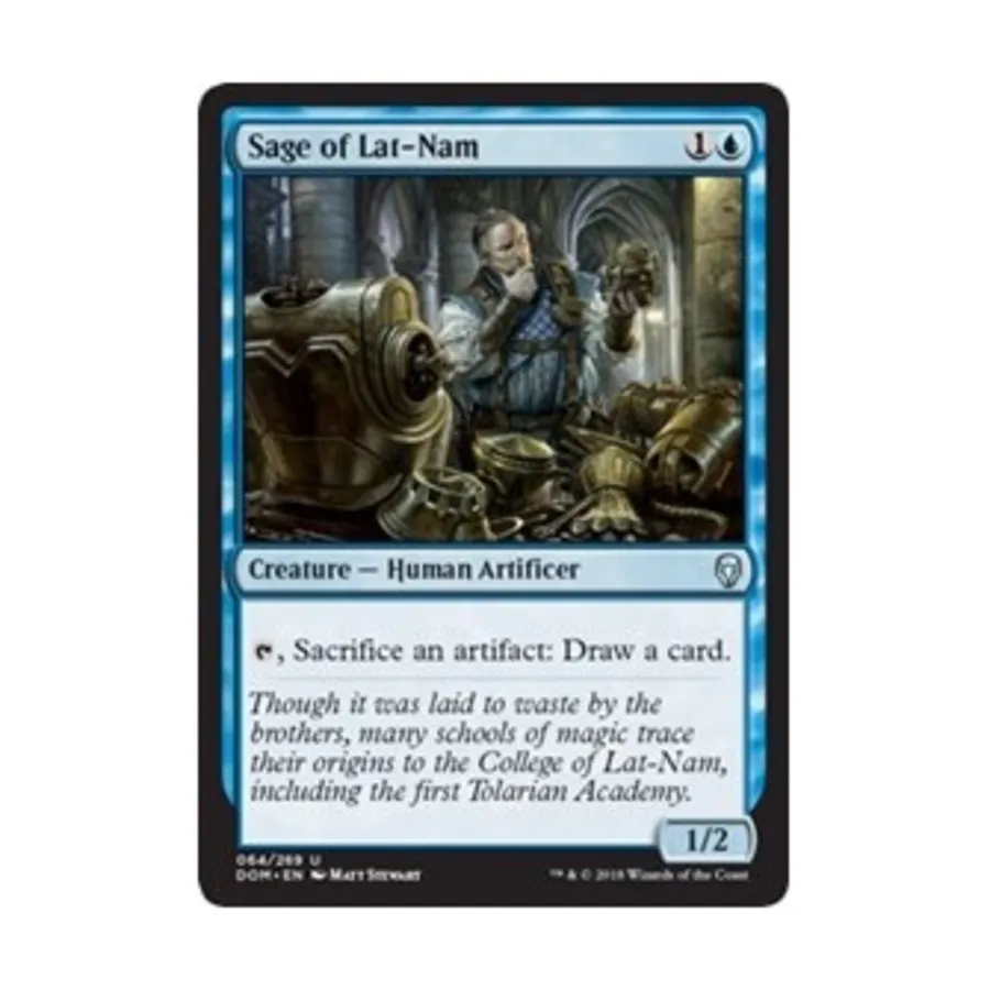 CCG Мудрец Лат-Нама (U), MTG - Dominaria
CCG Мудрец Лат-Нама (U), MTG - Dominaria